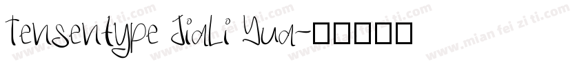 Tensentype JiaLi Yua字体转换